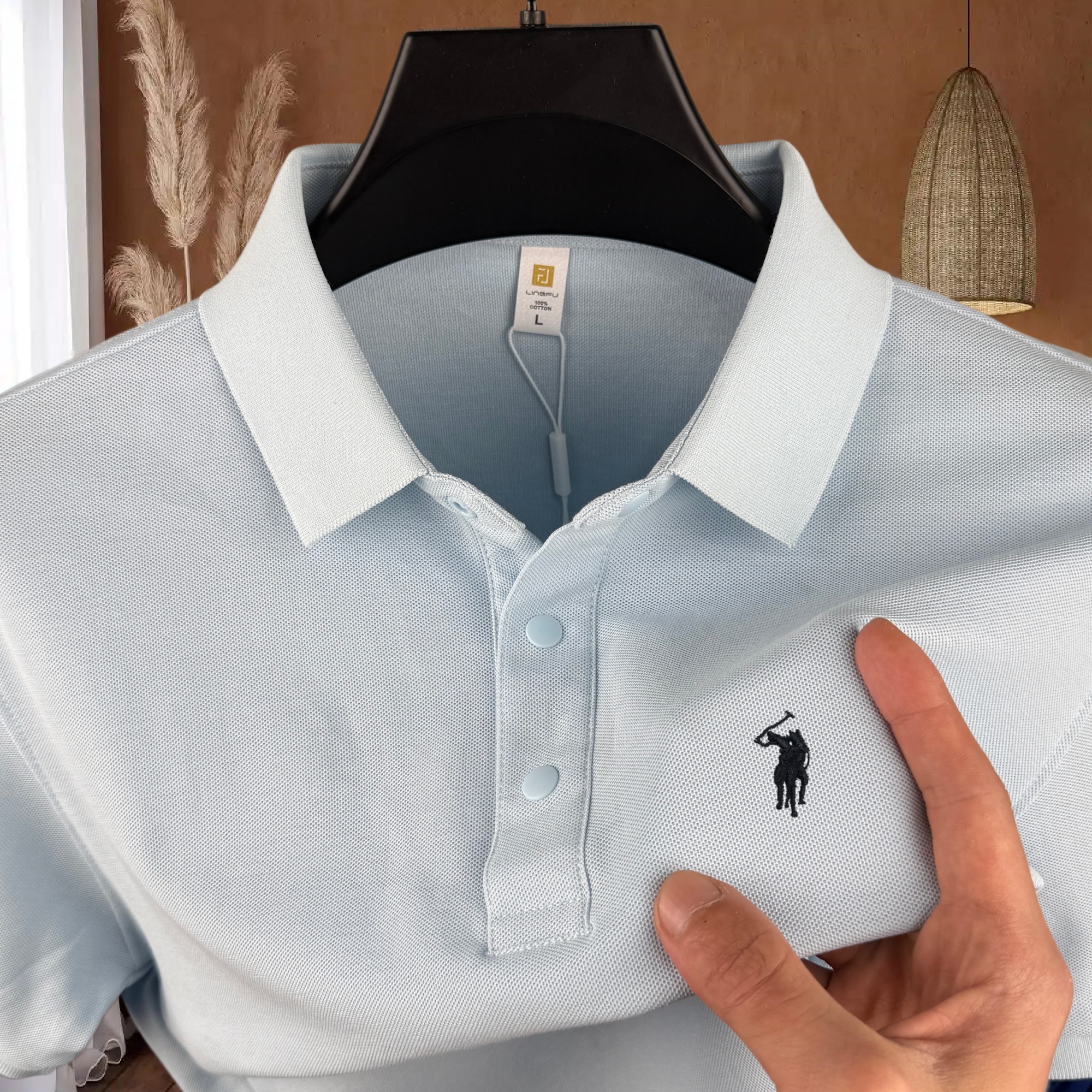 100% pure cotton high-end bran - Polo Shirt Pique avis et prix