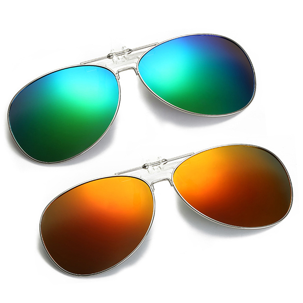 Oversized Pilot Clip on Sungla - Sunglasses Aviator Polarized avis et prix