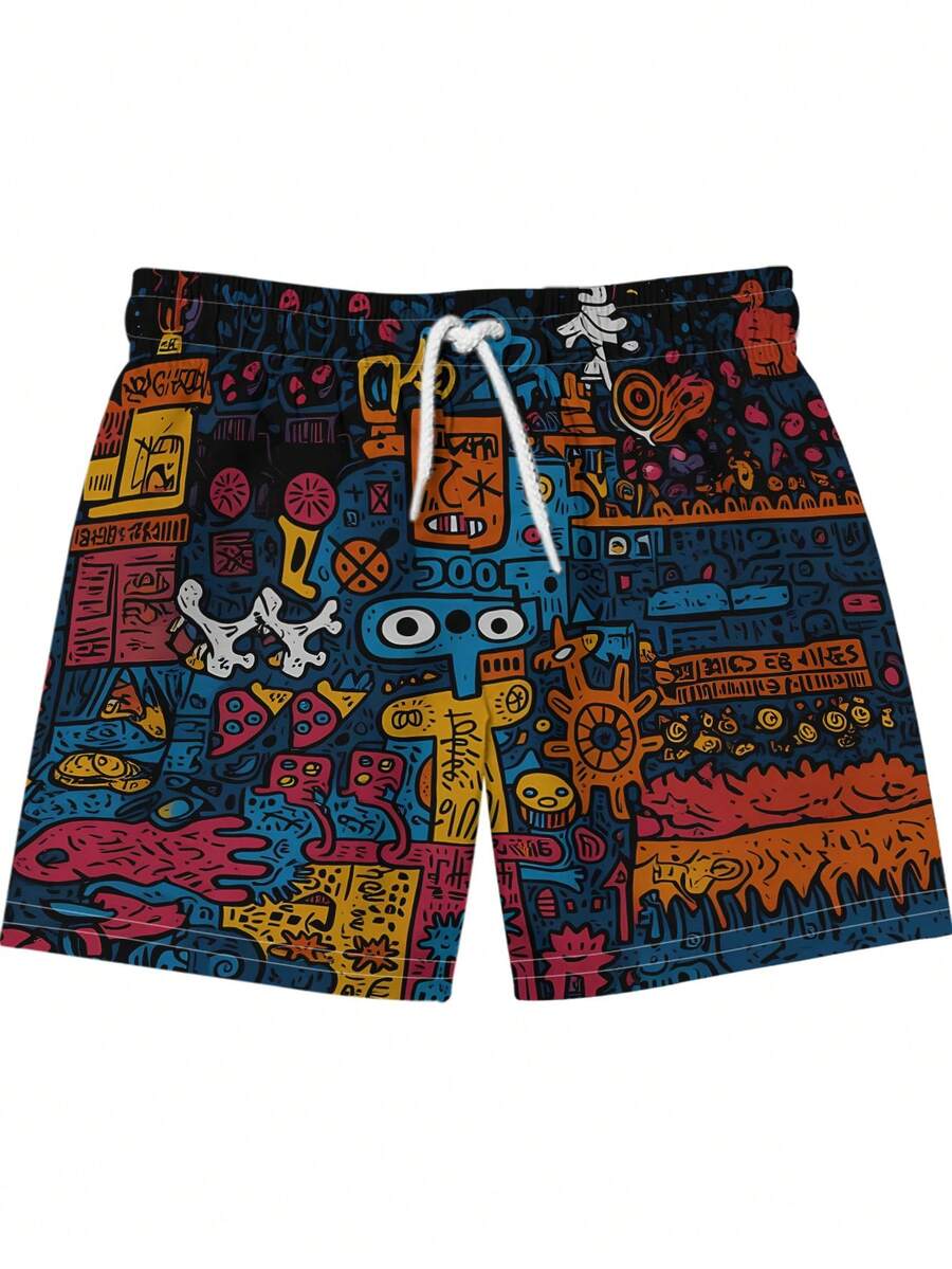 Mens Beach Shorts 3D Digital P - Swim Trunk Quick Dry avis et prix