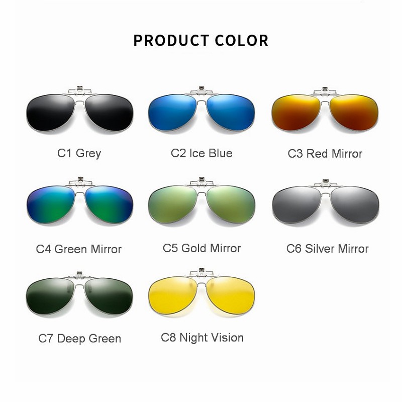 Polarized Sunglasses Lens clip - Sunglasses Aviator Polarized avis et prix