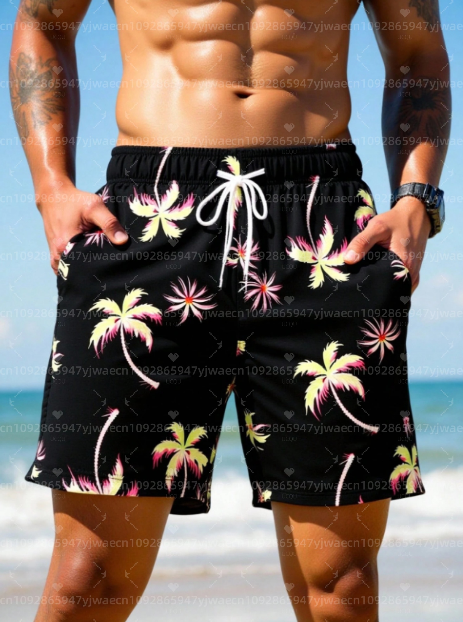 Summer Men Board Surf Shorts H - Trunks Board Surf avis et prix