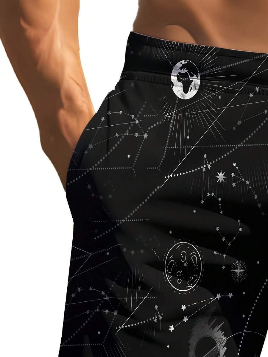 Mens 3D Space Astronaut Print  - Swim Trunk Quick Dry avis et prix
