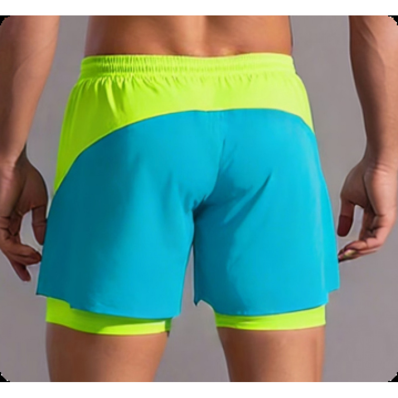 Men'S Two-In-One Double Layer  - Trunks Board Surf avis et prix