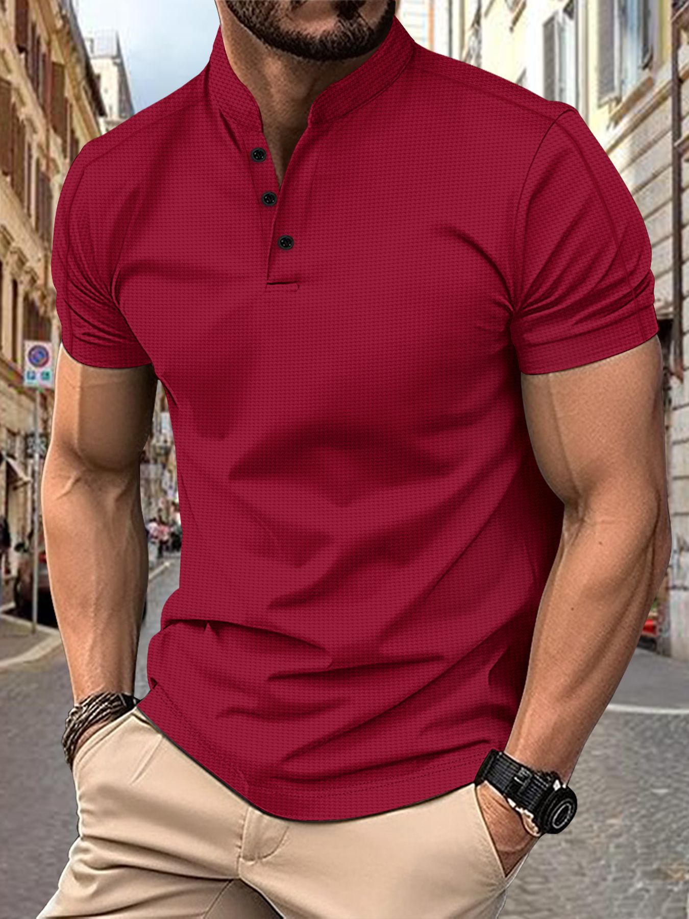 Summer explosion men's short s - Polo Shirt Pique avis et prix