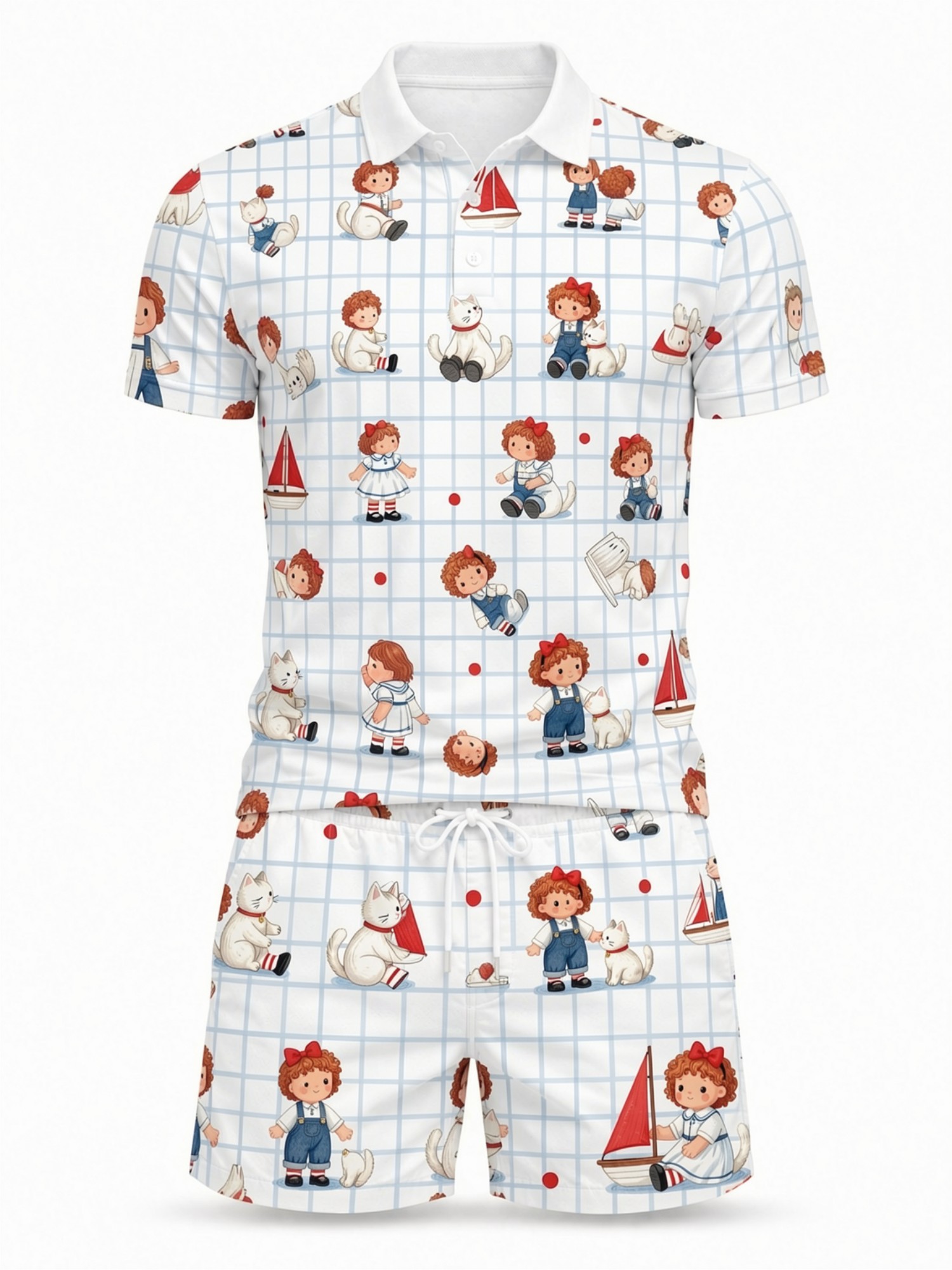 Mens Short Sleeve Polo Shirt a - Resort Shirt Floral avis et prix