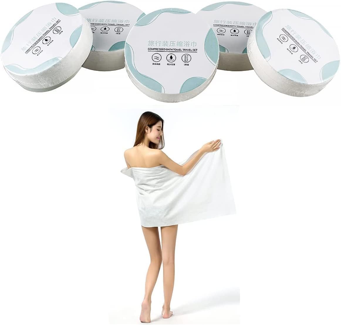 Large Compressed Towel 42 x 27 - Beach Towel Large avis et prix